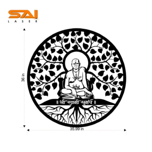 Swami Samarth Round Art
